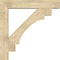 Ekena Millwork Merced Block Rough Sawn Bracket w/ Offset Brace, Douglas Fir, 8"W x 44"D x 44"H BKT0806X44X44MRC05RDF - alternate 2